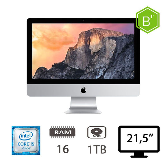 IMAC 21,5 4K (2017)I5-7400/16/HDD1TB/RP555/2Y - B [007356PCR-EU]