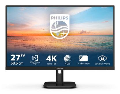 MONITOR PHILIPS 27 LED IPS 16:9 4K UHD [27E1N1800A]