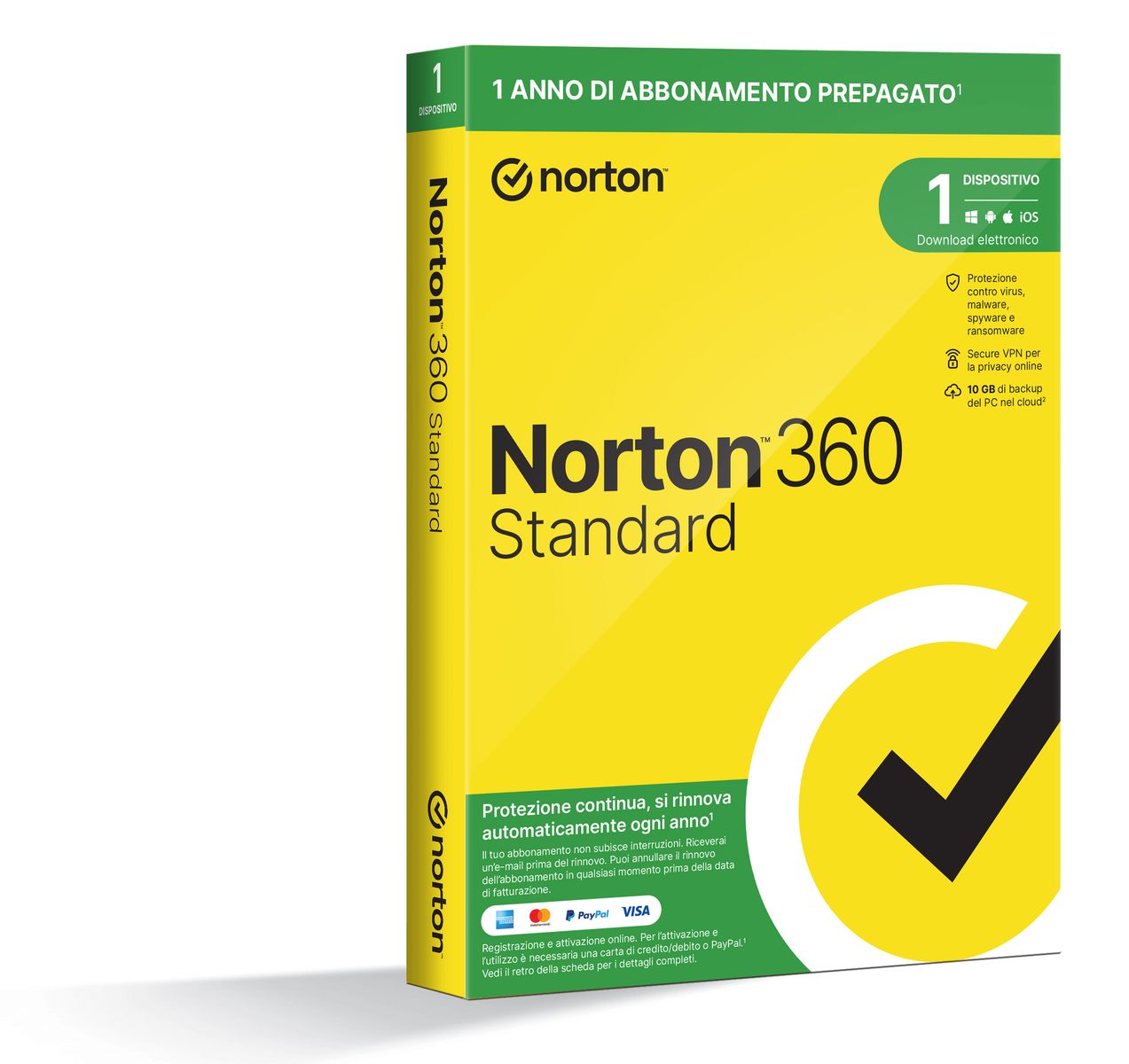 NORTON 360 STANDARD 2023 - 1 DEVICE 1 YEAR- 10GB [21429122]