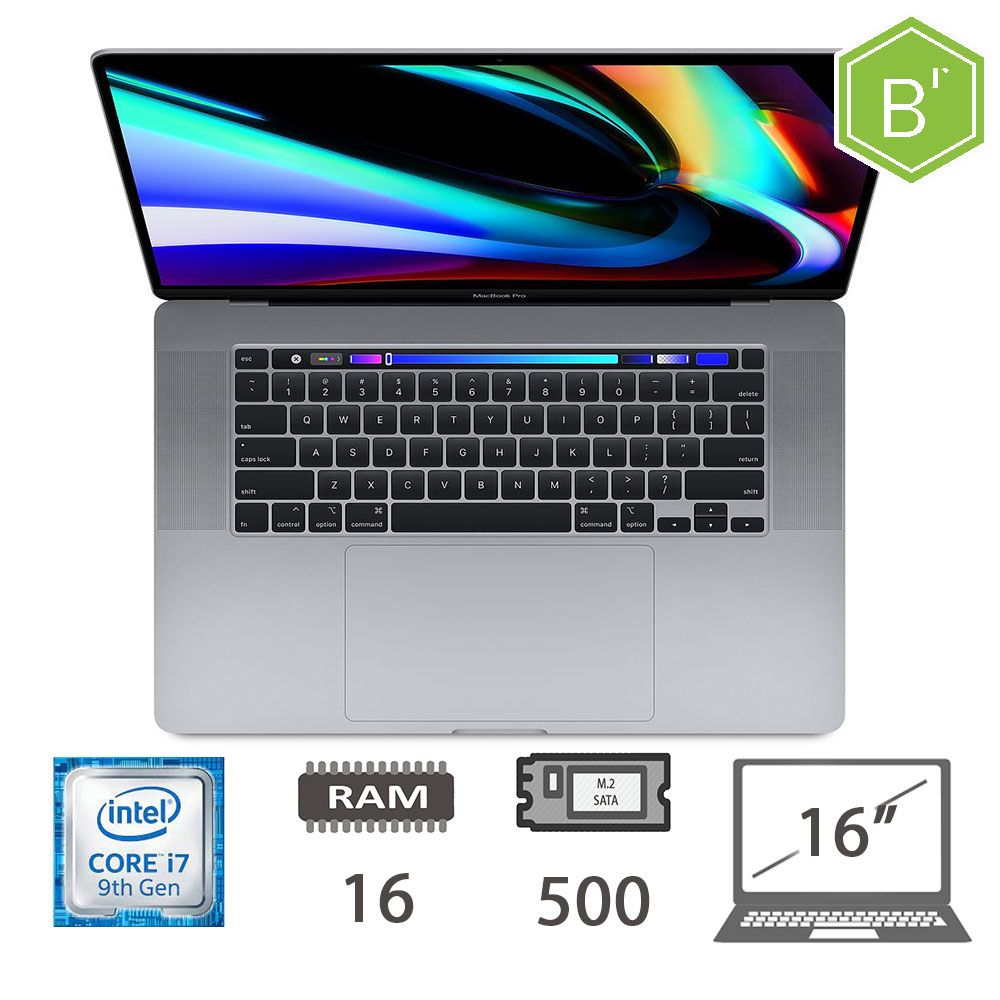 MBP 16 T.BAR(2019)I7-9750H/16/512/SG/2Y - B [004149PCR-EU]