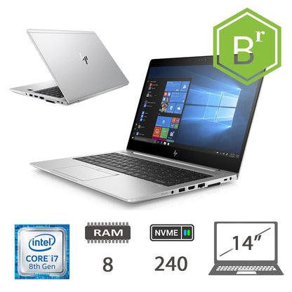 HP 840 G5 - I7-8550U/8/NVME240/14/W10P/2Y B [006933PCR-EU]