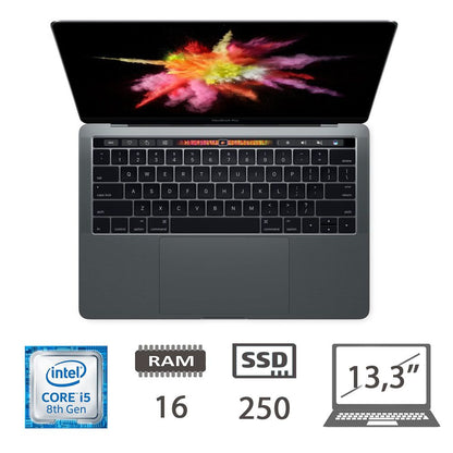 MBP 13,3 T.BAR(2018)I5-8259U/16/256/SG/2Y - B [003419PCR-EU]