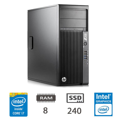 HP Z230 TOWER - E3-1245V3/8/SSD240/W10PMAR/2Y [006951PCR-EU]