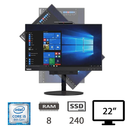 LENOVO TIO22 AIO I5-8500T/8/SSD240/21,5/W10P/2Y [006383PCR-EU]