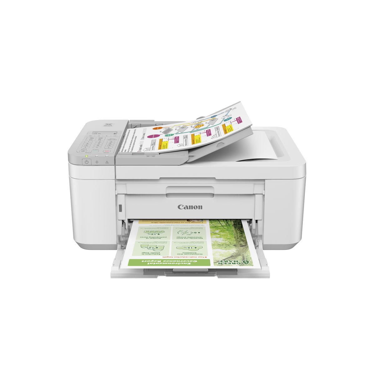 CANON MULTIF. TINTA A4 COLOR, PIXMA TR4756i, 8.8 PPM, ADF, USB/WIFI, 4 EN 1, BLANCO [5074C046]