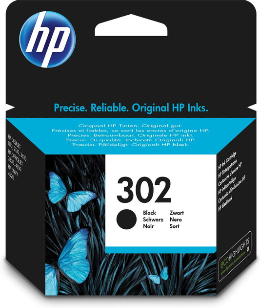 CARTUCHO DE TINTA NEGRA HP 302 [F6U66AE#UUS]