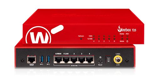 WATCHGUARD FIREBOX T25-W CON SOPORTE ESTÁNDAR DE 3 AÑOS [WGT26003]