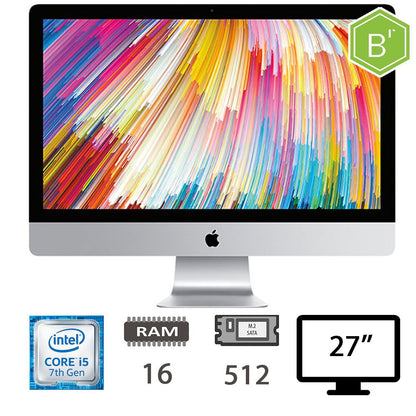 IMAC 27 5K (2017)I5-7600K/16/512M2/RP580/2Y - B [006841PCR-EU]