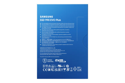 SAMSUNG SSD 2TB 990 EVO PLUS PCLE 5.0 NVME M.2 SSD [MZ-V9S2T0BW]