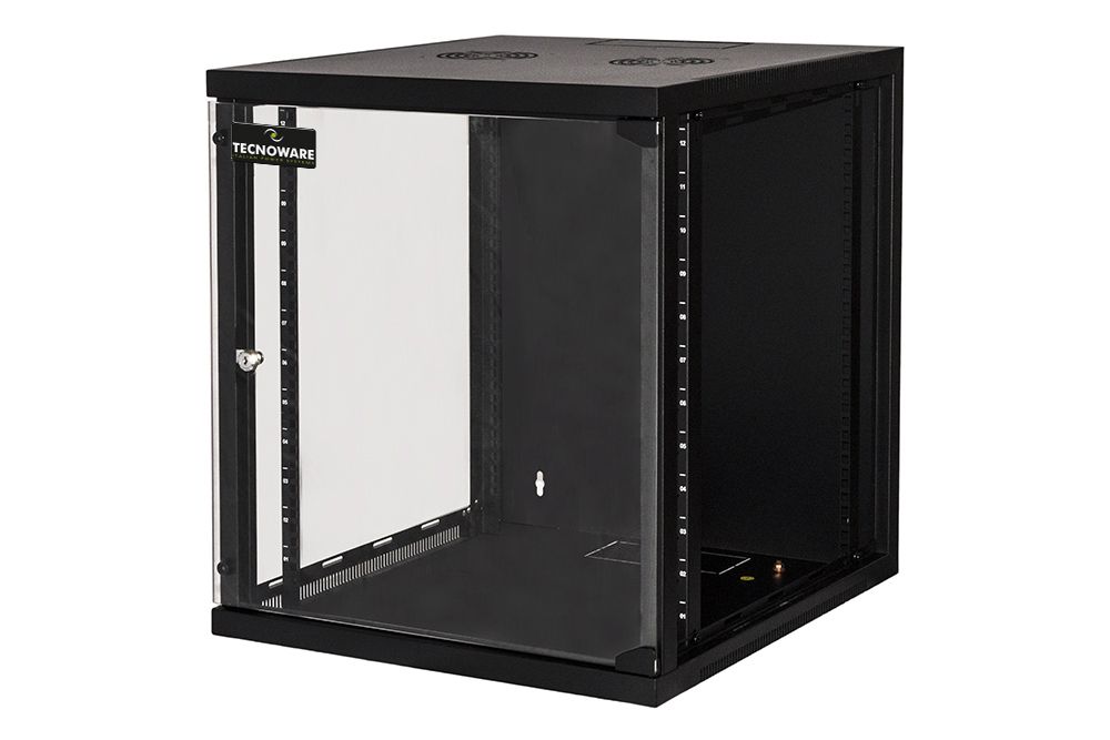 QUADRO A PARETE 19 MONTATO SERIE WALL PRO 12U [FRA18005]