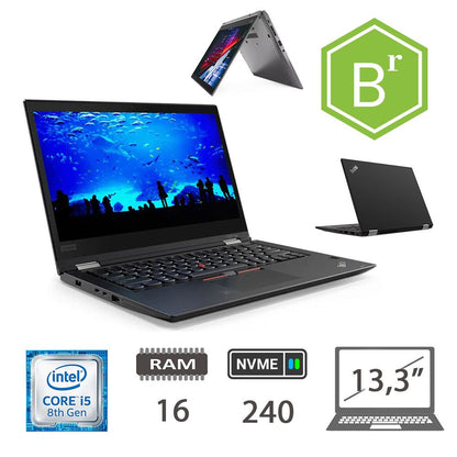 LENOVO X380 - I5-8350U/16/NVME240/13,3/W10P/2Y B [006207PCR-EU]