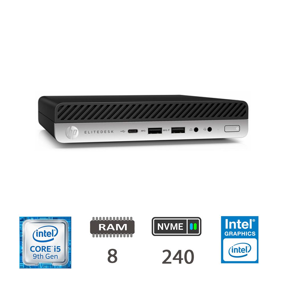 HP 800 G5 DM I5-9500/8/NVME240/W10P/2Y [006157PCR-EU]