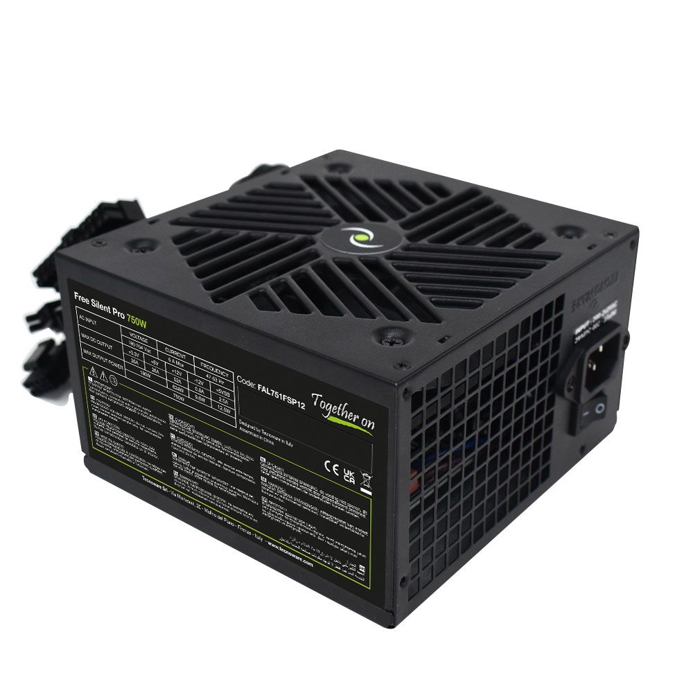 FUENTE DE ALIMENTACIÓN SILENT PRO GRATIS 750W 12 CM [FAL751FSP12]