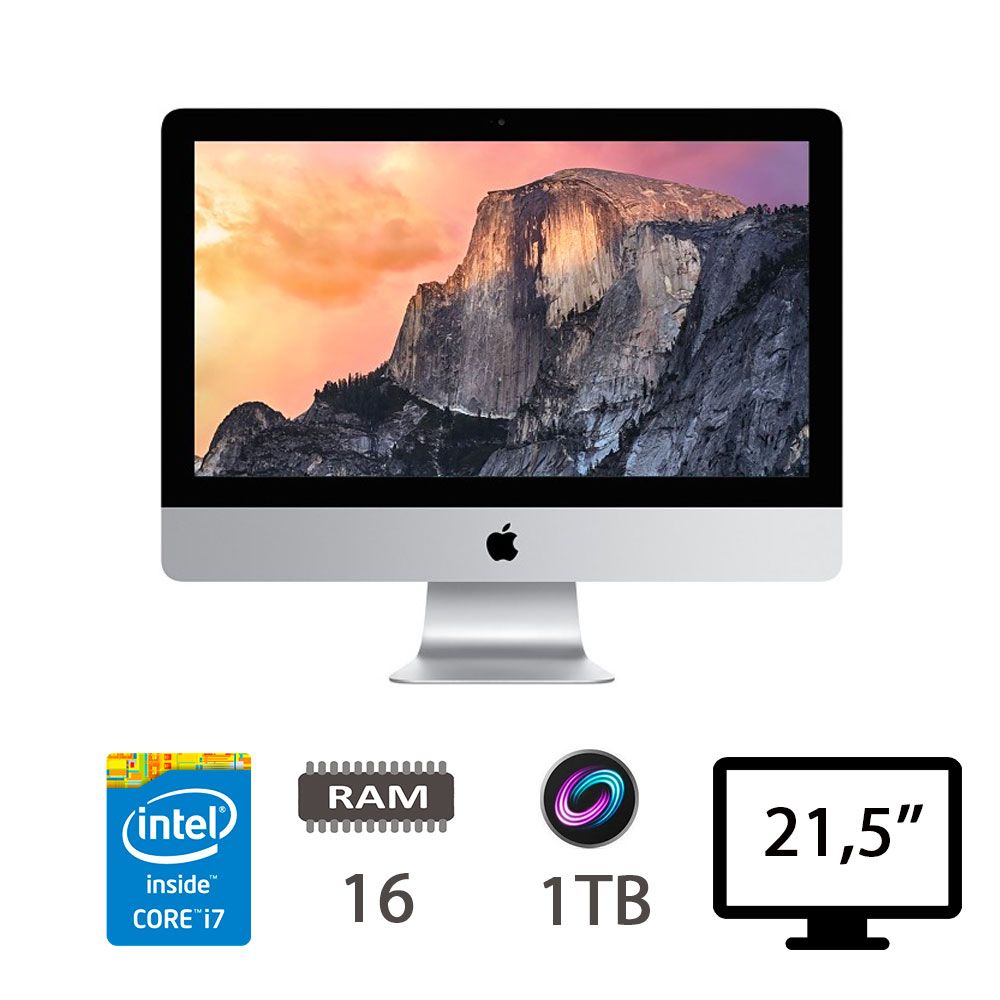 IMAC 21,5 4K (L15)I7-5775R/16/FD1/IPG6200/2Y [007359PCR-EU]