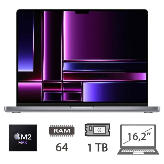 MBP 16,2 (2023)M2 MAX-12C/64/1TB/38C GPU/SG/2Y [006363PCR-EU]