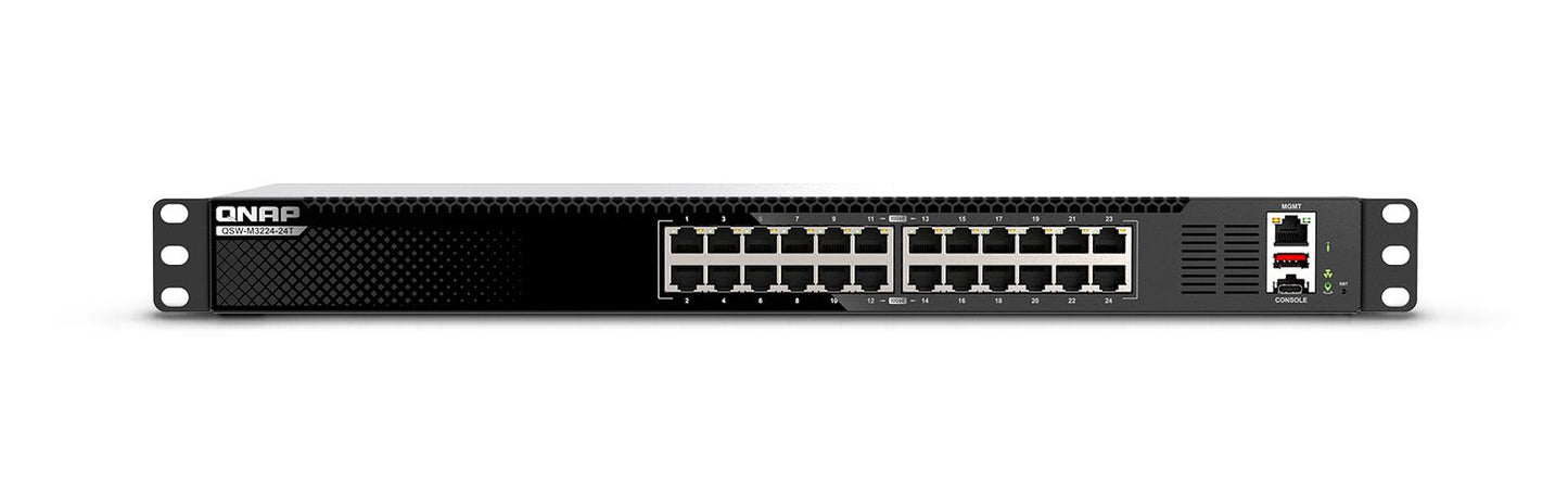 QNAP 24 PORTS SWITCH 24X10GBE RJ45 [QSW-M3224-24T]