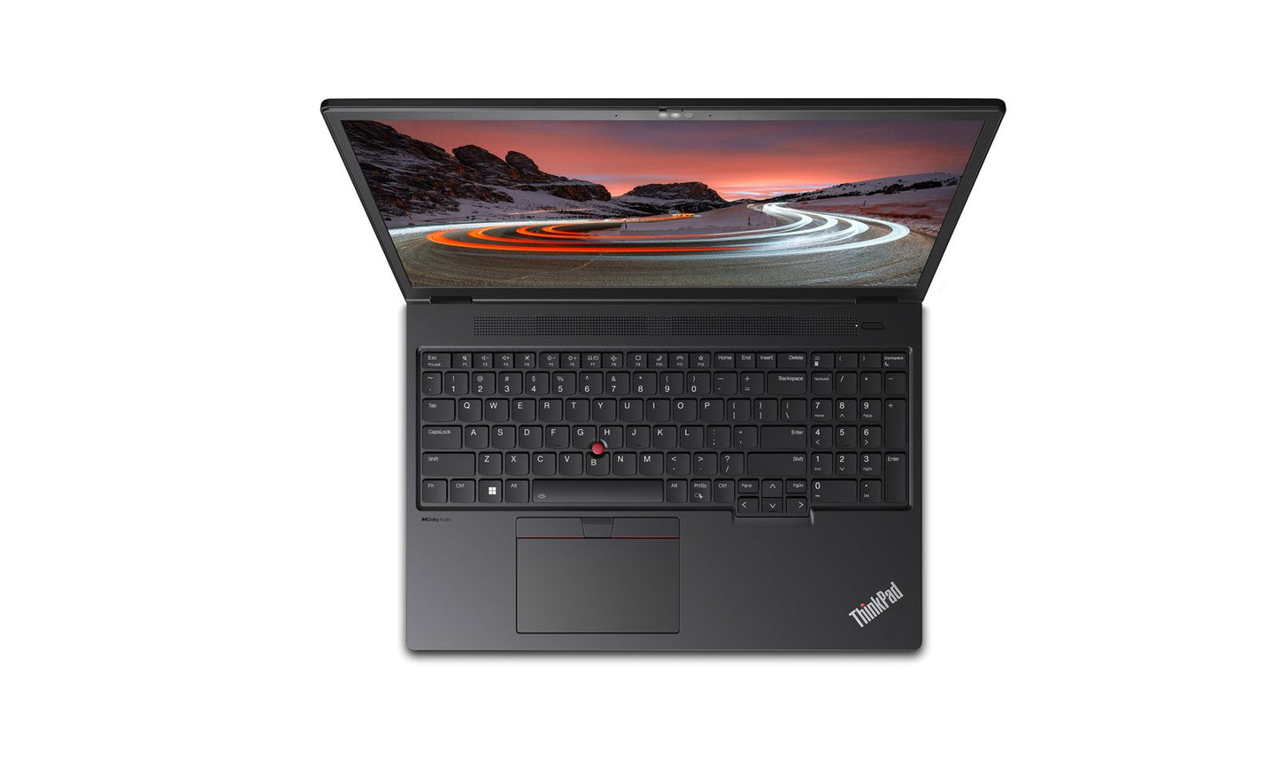 Lenovo ThinkPad P16v Intel Core Ultra 7 155H Estación de trabajo móvil 40,6 cm (16") WUXGA 32 GB DDR5-SDRAM 1 TB SSD NVIDIA RTX 1000 Ada Wi-Fi 6E (802.11ax) Windows 11 Pro Negro [21KX000MIX]