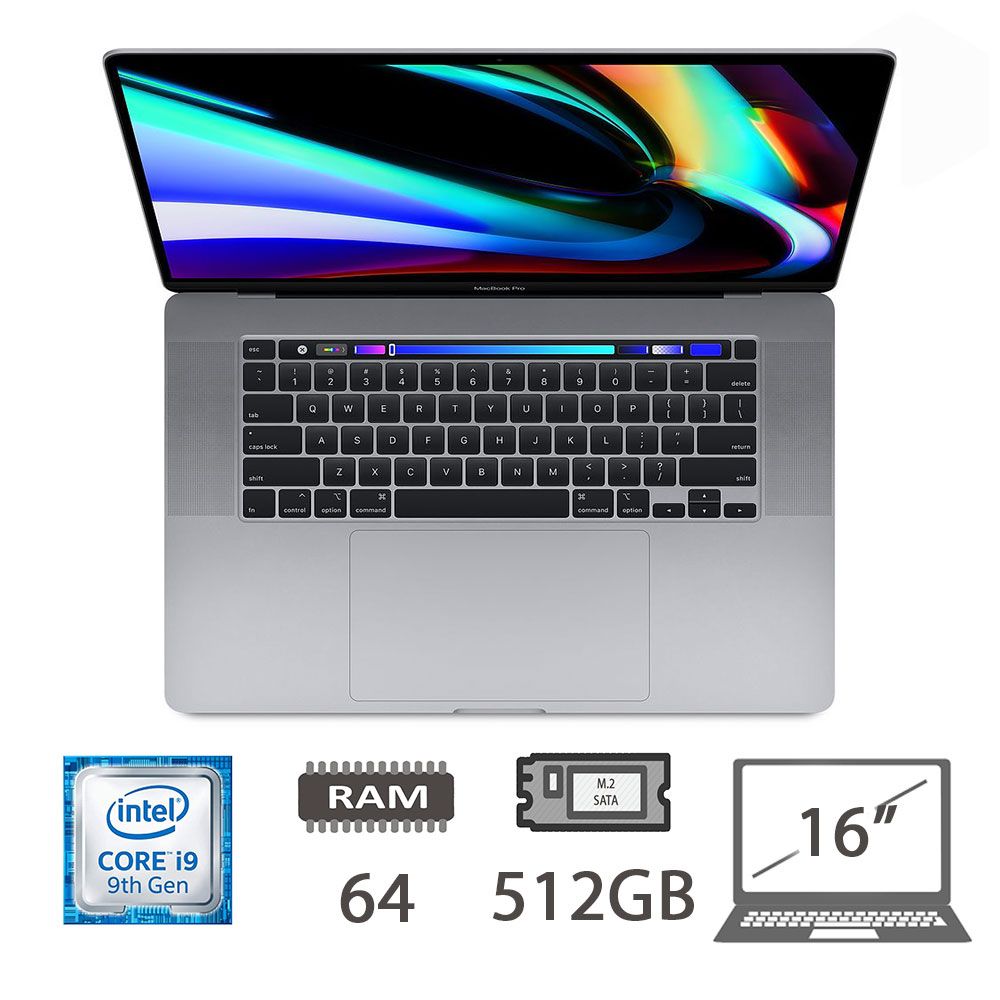 MBP 16 T.BAR(2019)I9-9980HK/64/512/SG/2Y [007064PCR-EU]