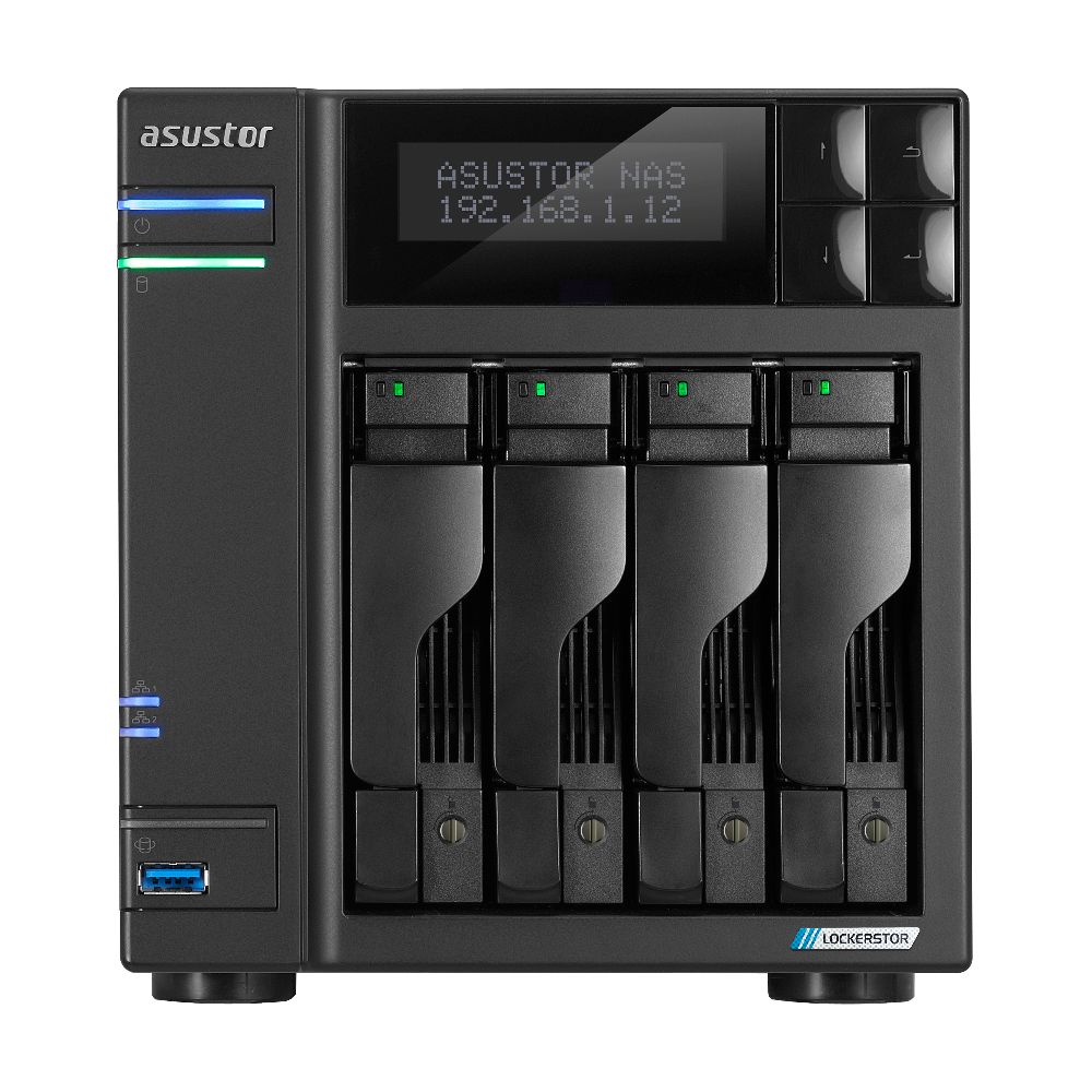 ASUSTOR NAS 4 BAIE IC N5105 2.0GHZ QC 4GB RAM [AS6704T]