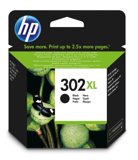 CARTUCHO DE TINTA NEGRA HP 302XL [F6U68AE#UUS]