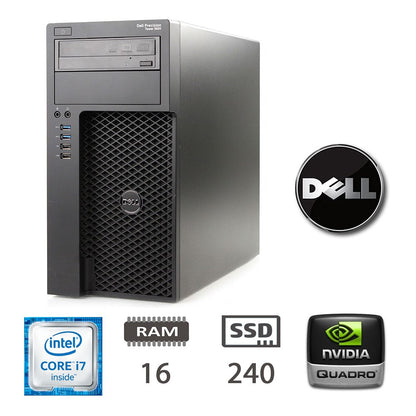 DELL 3620 WS I7-6700/16/SSD240/K2200/W10P/2Y [006306PCR-EU]