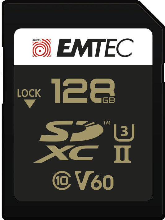 EMTEC SD 128GB UHS-II U3 ​​V60 ULTRA PRO [ECMSD128GUHS2V60]