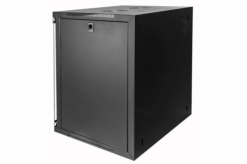 LINK ARMADIO RACK 19" 12 UNITA DA MURO PER RETI (A)620 X (L)540 X (P) 450 MM COLORE NERO PORTA VETR [LK1912UN]