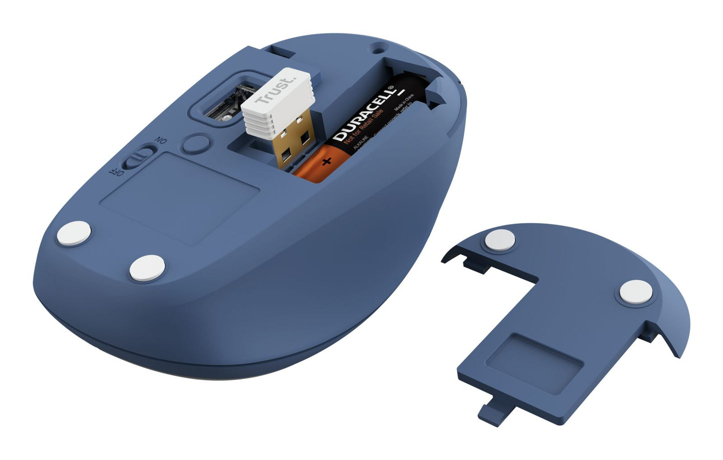 YVI+ MULTI-DEVICE WIRELESS MOUSE BLUE [25455]