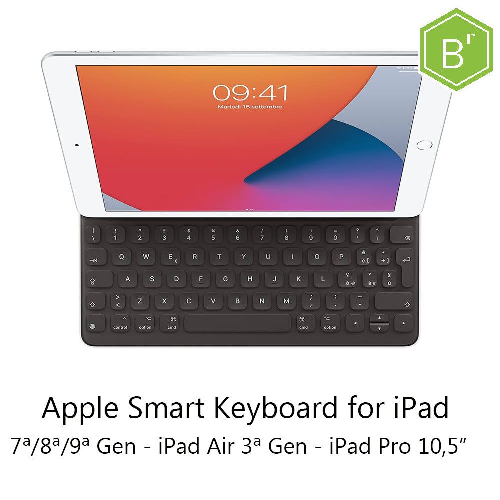 TECLADO INTELIGENTE APPLE IPAD/NEGRO - MX3L2T/A - B [006664PCR-EU]