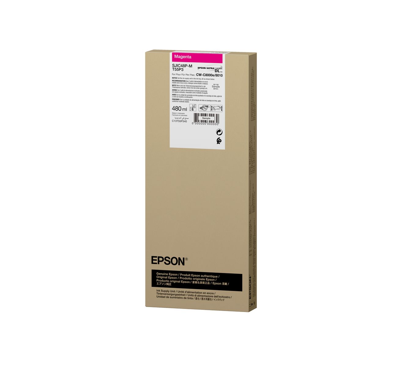 Epson SJIC48P-M cartuccia d'inchiostro 1 pz Originale Magenta [C13T55P340]