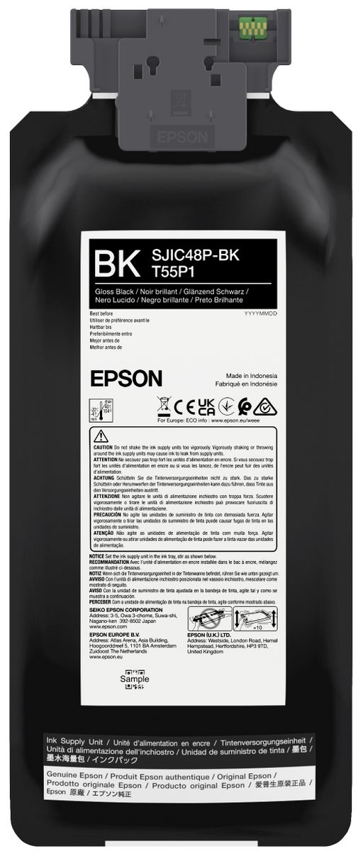 Epson SJIC48P-BK cartuccia d'inchiostro 1 pz Originale Nero [C13T55P140]