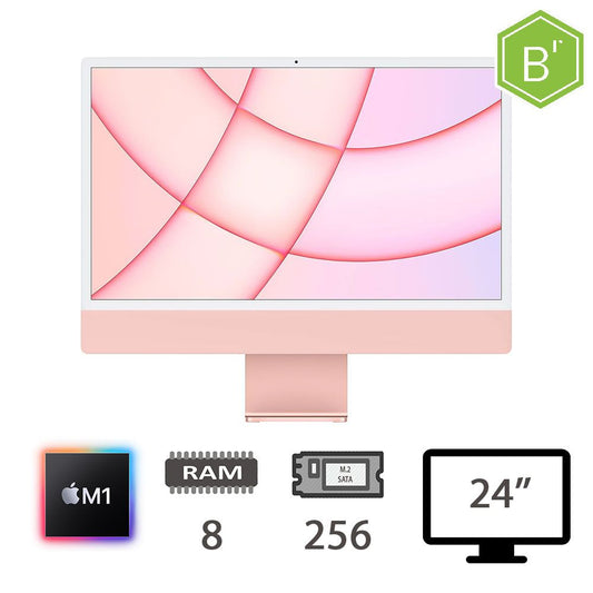 IMAC 24 4.5K (2021)M1-8C/8/256/7C GPU/ROSA/2A - B [006826PCR-EU]