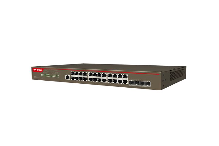 IP-COM SWITCH MANAGED L3, 24 PORT G + 4 SFP+ 10G [G5328X]