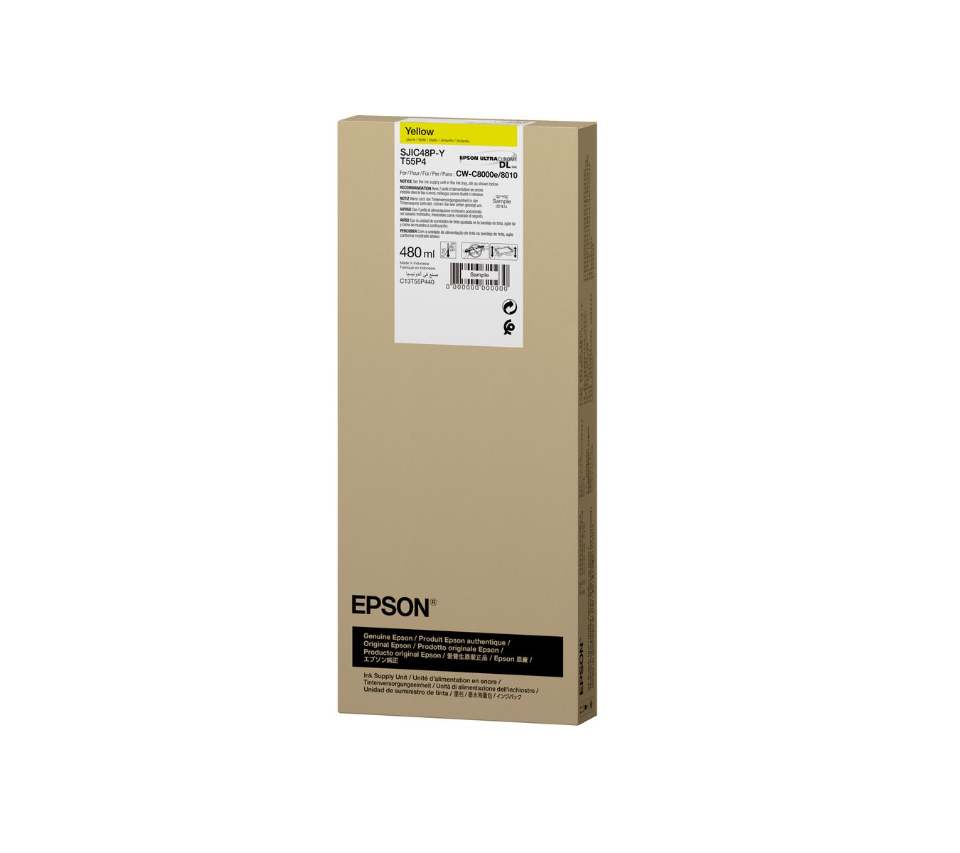 Epson SJIC48P-Y cartuccia d'inchiostro 1 pz Originale Giallo [C13T55P440]