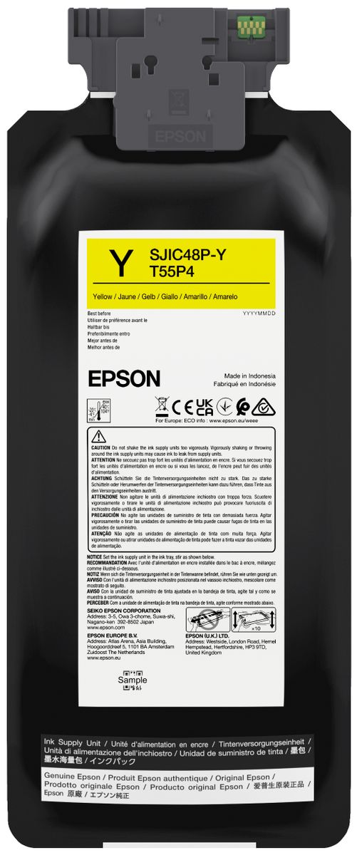 Epson SJIC48P-Y cartuccia d'inchiostro 1 pz Originale Giallo [C13T55P440]