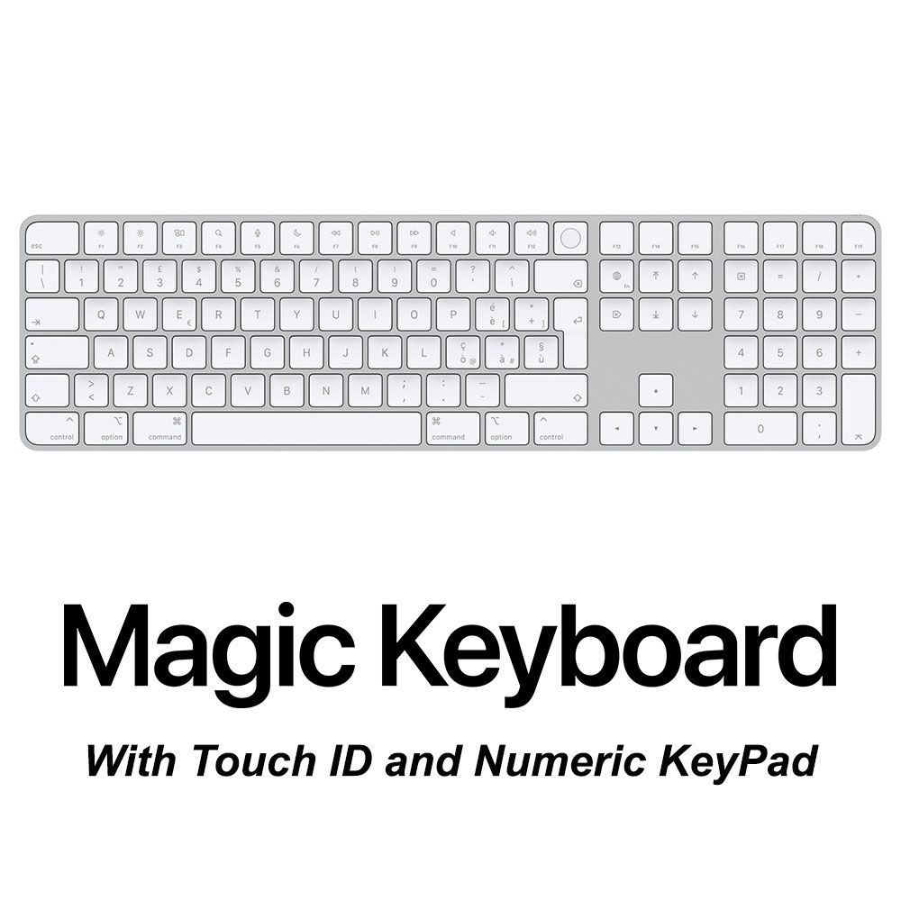 APPLE MAGIC KEYBOARD WITH TOUCH ID NUM KEY-ITA [006871PCR-EU]