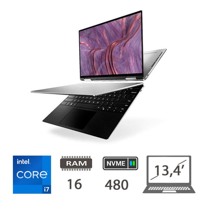 DELL XPS 9310 - I7-1185G7/16/NVME480/W10P/13,3/2Y [006553PCR-EU]