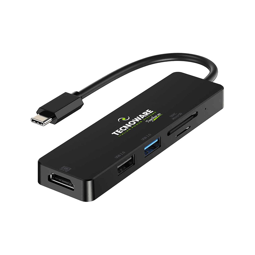 TECNOWARE HUB USB TYPE-C HUB 5 IN 1 ADAPTER [FHUB17693]