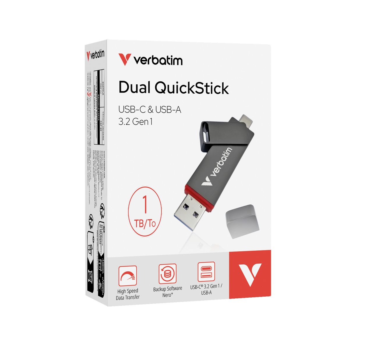 DUAL QUICKSTICK USB-C/A USB 3.2 GEN 1 1TB [32043]