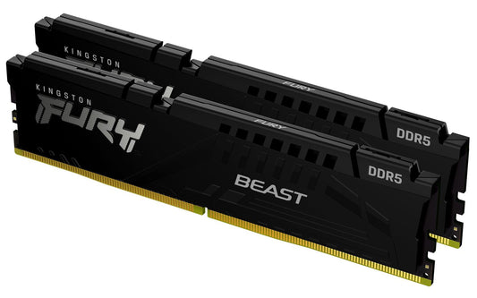 32GB 6000MT/S DDR5 DIMM (2X16GB) FURY BEAST BLACK [KF560C36BBE2K2-32]