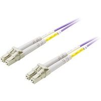 Patchcord Duplex LC/LC MM 50/125 OM4 Viola Mt.1 [HL-LCLC1-OM4]