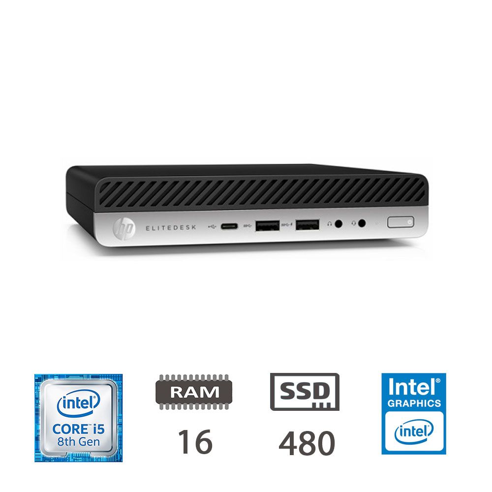 HP 800 G5 DM I5-8400T/16/SSD480/W10P/2Y [006724PCR-EU]