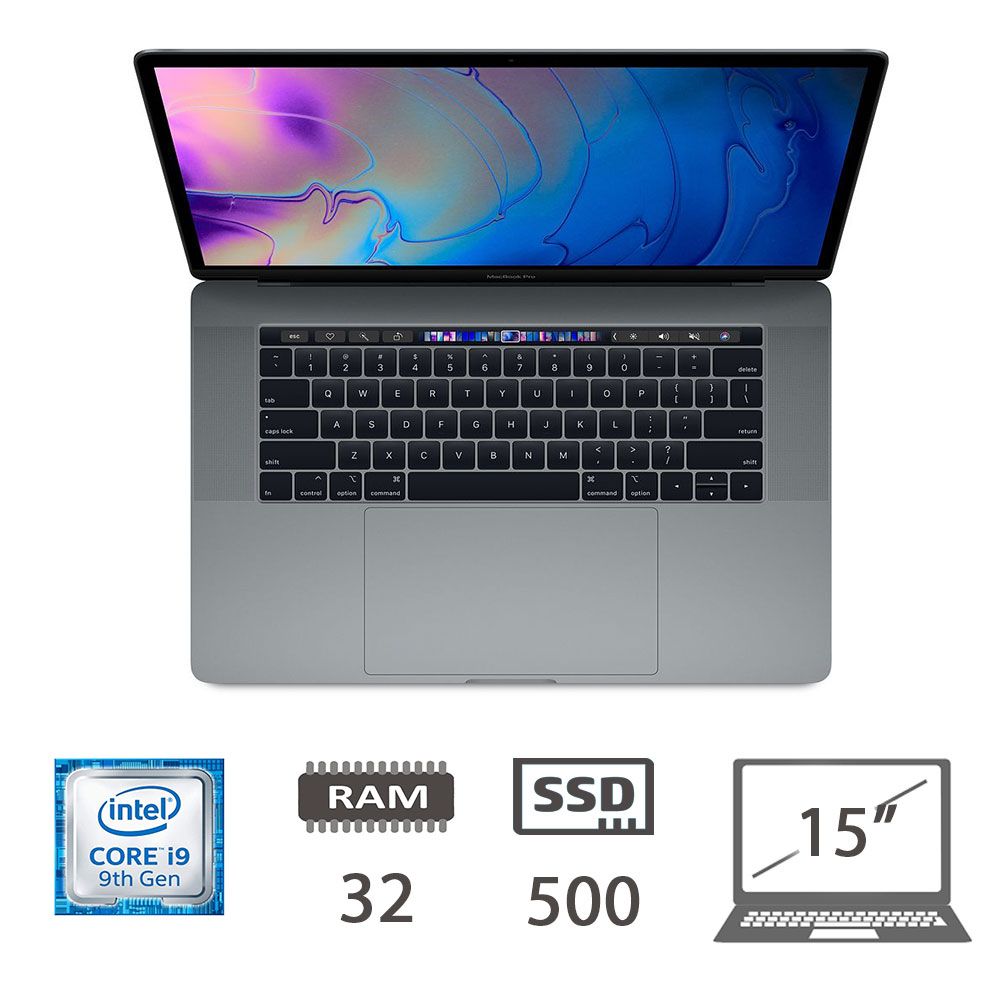 MBP 15,4 T.BAR(2019)I9-9980HK/32/512/SG/2Y [003602PCR-EU]