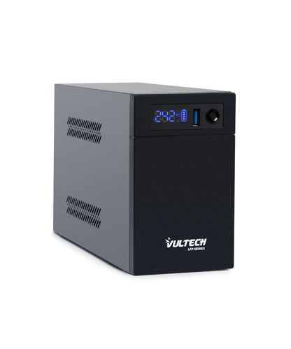 VULTECH UPS 1000VA GRUPPO DI CONTINUITA VULTECH UPS1000VA-LFP LINE INTERACTIVE CON SCHERMO LED - BAT [UPS1000VA-LFP]