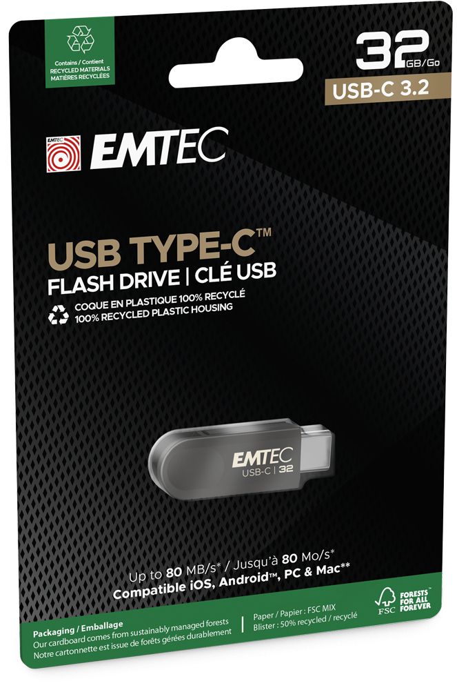 EMTEC TYPE-C C280 32GB [ECMMD32GC283]