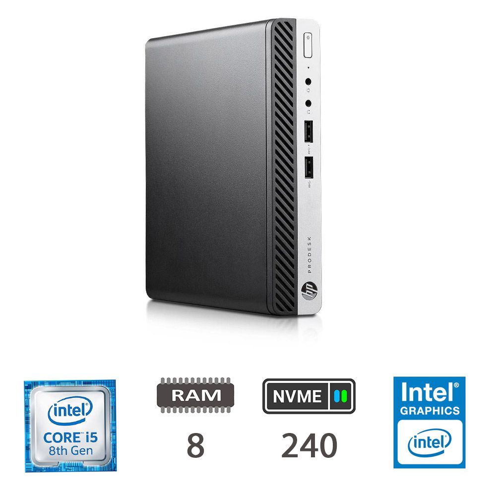 HP REGLOO 400 G5 DM I5-8500T 8GB NVME240 W10P 2Y [006221PCR-EU]