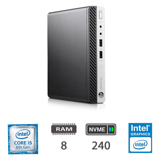 HP REGLOO 400 G5 DM I5-8500T 8GB NVME240 W10P 2Y [006221PCR-EU]