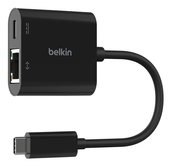 USB-C ETHERNET ADAPTER 100W PD [INC019BTBK]