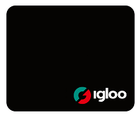 IGLOO MOUSEPAD SQUARE NERO [FG-10_SQUARE]