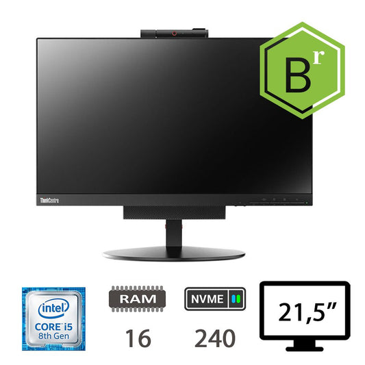 LENOVO TIO22 AIO I5-8500T/16/240M2/21,5/W11P/2Y B [007545PCR-EU]